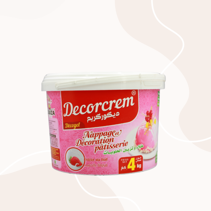 DECORCREM FRAISE AU LAIT 4KG